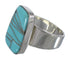 Turquoise Sterling Silver Southwestern Ring Size 6 AX88018